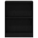 Bogskab Sort eg 60 x 24 x 76 cm Konstrueret træ
