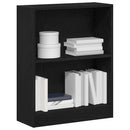Bogskab Sort eg 60 x 24 x 76 cm Konstrueret træ