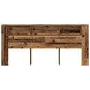 Hovedgærde Skab med hylde Gammelt træ 220 x 18,5 x 102,5 cm