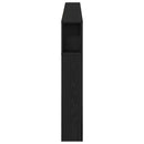 Hovedgærde Skab Sort eg 220 x 18,5 x 102,5 cm Konstrueret træ