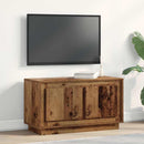 TV-skab Gammelt træ 80 x 35 x 45 cm Konstrueret træ