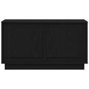 TV-skab Sort eg 80 x 35 x 45 cm Konstrueret træ