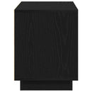 TV-skab Sort eg 80 x 35 x 45 cm Konstrueret træ