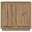 Sideboard Artisan Egetræ 80 x 40 x 75 cm Konstrueret træ