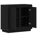 Sideboard Sort eg 80 x 40 x 75 cm Konstrueret træ