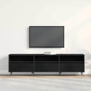 TV-skab Sort eg 150 x 30 x 44,5 cm Konstrueret træ