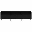 TV-skab Sort eg 150 x 30 x 44,5 cm Konstrueret træ