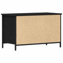 TV-skab 80 x 40 x 50 cm Sort eg Konstrueret træ