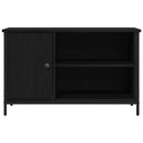 TV-skab 80 x 40 x 50 cm Sort eg Konstrueret træ