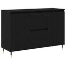 Sideboard Sort eg 101,5 x 35 x 70 cm Konstrueret træ