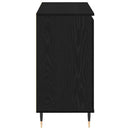 Sideboard Sort eg 101,5 x 35 x 70 cm Konstrueret træ