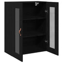 Vægskab Sort eg 69,5 x 34 x 90 cm Konstrueret træ