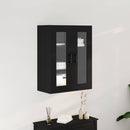 Vægskab Vægmonteret Sort eg 69,5 x 34 x 90 cm Konstrueret træ