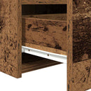 Natskab 2 pcs Gammelt træ 50 x 40 x 45 cm Konstrueret træ
