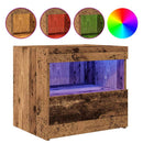 Natskab 2 pcs Gammelt træ 50 x 40 x 45 cm Konstrueret træ