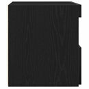 Natskab med skuffe Sort eg 50 x 40 x 45 cm Konstrueret træ