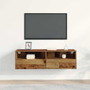 TV vægskab Gammelt træ 100 x 30 x 30 cm Konstrueret træ
