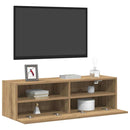 TV vægskab 100 x 30 x 30 cm artisan eg Konstrueret træ