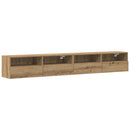 TV vægskab 2 pcs artisan eg 100 x 30 x 30 cm Konstrueret træ