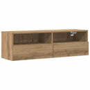 TV vægskab 2 pcs artisan eg 100 x 30 x 30 cm Konstrueret træ