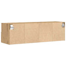 TV vægskab 2 pcs artisan eg 100 x 30 x 30 cm Konstrueret træ
