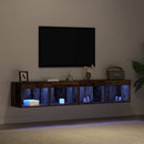 TV-møbelsæt 2 pcs Gammelt træ 80 x 30 x 30 cm Konstrueret træ
