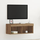 TV-møbelsæt med LED artisan eg 80 x 30 x 30 cm Konstrueret træ
