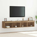 TV-møbelsæt med LED 2 pcs Artisan Egetræ 80 x 30 x 30 cm