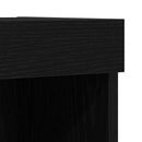 TV-møbelsæt 2 pcs Sort eg 80 x 30 x 30 cm Konstrueret træ