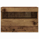 TV vægskab 2 pcs Gammelt træ 60 x 30 x 40 cm Konstrueret træ