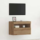 TV vægskab med LED artisan eg 60 x 30 x 40 cm Konstrueret træ