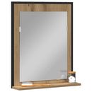Spejl artisan eg 50 x 12 x 60 cm Glas og Ingeniørtræ