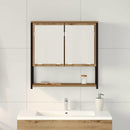 Spejlskab Artisan Egetræ 60 x 16 x 60 cm Konstrueret træ