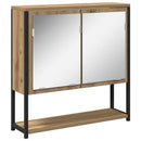 Spejlskab Artisan Egetræ 60 x 16 x 60 cm Konstrueret træ