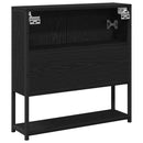 Spejlskab Sort eg 60 x 16 x 60 cm Konstrueret træ