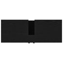 Badeværelsesskabsunder Sort eg 80 x 30 x 60 cm Konstrueret træ