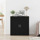 Sideboard Sort eg 79 x 38 x 80 cm Konstrueret træ