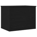 Opbevaringskasse Sort eg 60 x 42 x 46 cm Konstrueret træ