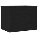 Opbevaringskasse Sort eg 60 x 42 x 46 cm Konstrueret træ