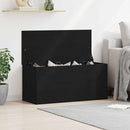 Opbevaringskasse Sort eg 100 x 42 x 46 cm Konstrueret træ