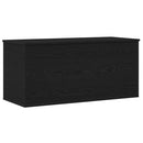 Opbevaringskasse Sort eg 100 x 42 x 46 cm Konstrueret træ