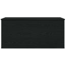 Opbevaringskasse Sort eg 100 x 42 x 46 cm Konstrueret træ