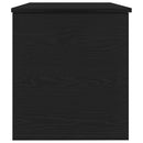 Opbevaringskasse Sort eg 100 x 42 x 46 cm Konstrueret træ