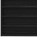 Display Skab Sort eg 100 x 8,5 x 50 cm Konstrueret træ