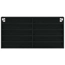 Display Skab Sort eg 100 x 8,5 x 50 cm Konstrueret træ