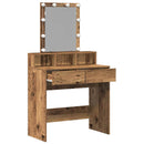 Dressingbord Gammelt træ 80 x 41 x 144,5 cm Konstrueret træ