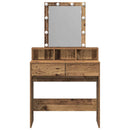 Dressingbord Gammelt træ 80 x 41 x 144,5 cm Konstrueret træ