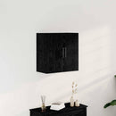 Vægskab Vægmonteret Sort eg 60 x 31,5 x 60 cm Konstrueret træ