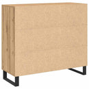 Sideboard Artisan Egetræ 90 x 34 x 80 cm Konstrueret træ