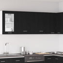 Hængeskab Lyon 2 pcs Sort eg 50 x 31 x 60 cm Konstrueret træ